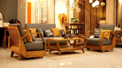 Perabot Kayu dan Sentuhan Alam dalam Interior Modern
