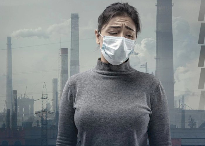 udara kota sama seperti rokok