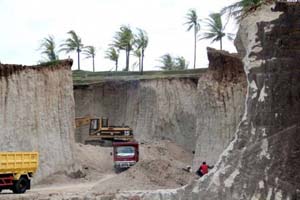 tambang pasir gunung lawu